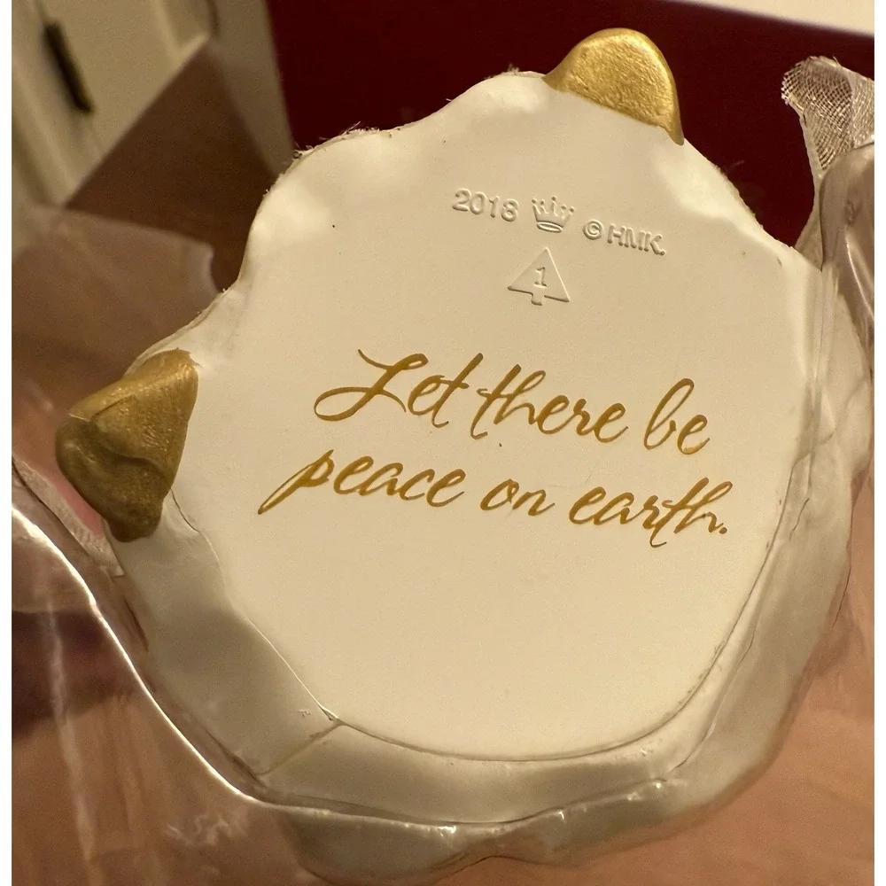 Hallmark Keepsake Christmas Angel Ornament Peace 2018‎
